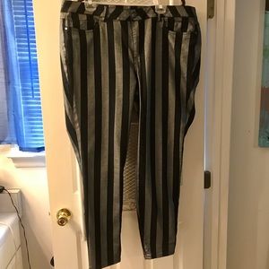 Jeans, Striped, Sz 20